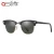 Import High quality gold metal retro sun glasses no logo round sunglasses from China