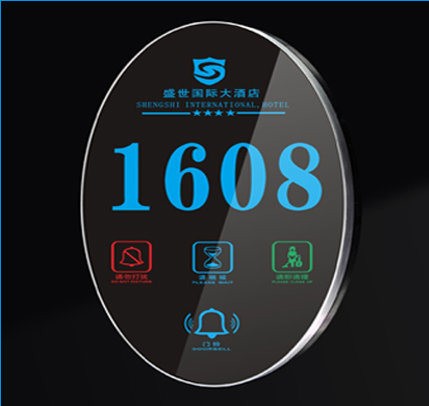 High Quality Illuminated House /Hotel Room Door Number Plates