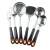 Import High quality kitchenware stainless steel kitchen utensil set cooking tools with soup ladle colander from China