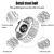 Import High quality luxury smart wrist chain metal watch strap metalic belt for apple watch 6 from China