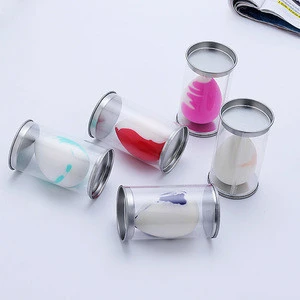 High Quality Pink Latex Free Makeup Sponge Gift Set Beauty Puff Cosmetic Blender with Display Stand