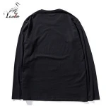 High quality soft fabrics mens long sleeve cool printing pattern tshirt with custom service plus size t-shirt