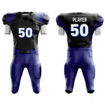 High Quality Unique Wholesale Customized American Football Uniform / Team 100% polyester American Football Uniform