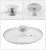 Import High strength stainless steel tempered glass lid pan cover with steam hole for cookware parts frying pan replacement Pan Pot Lid from China