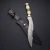 Import HKK Handmade Custom Kukri Knife / Damascus Steel Blade Camel Bone & Brass Spacer Handle Hunting Knife Sharp Blade (HRS-580) from Pakistan