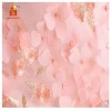 HLJG164 applique laser cutting voile fabric Laser embroidery fabric