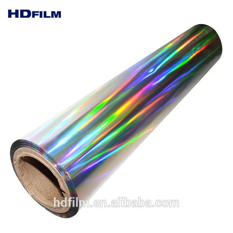 Holographic Metalized Bopet Film Holographic Polyester Film Coated with Aluminum