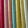 Holographic metallic chunky glitter leather fabric glitter synthetic leather for bags and hairbows clutches