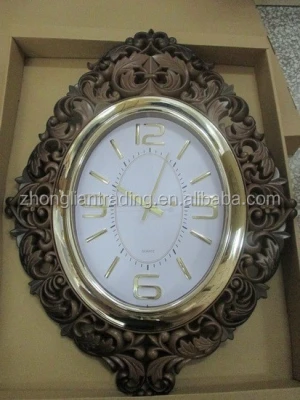 Home decor plastic wall clock manufacturer in China