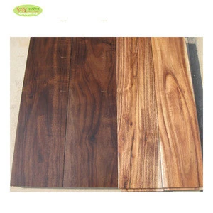 Home furniture Stained Acacia Hardwood &amp; Solid Wood Flooring natrual Color Acacia solid wood Flooring
