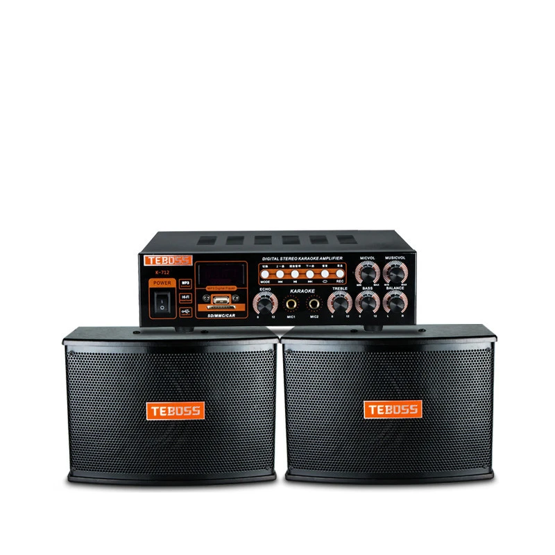 Home Karaoke System Mini Amplifiers Cheap Karaoke Package Fixed Resistance Impedance Speakers