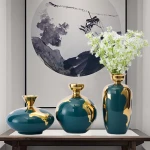 Home Ornaments Factory Made New Design  Vases Ceramic Pottery For Home Ornaments Ceramic crafts decorative ornaments