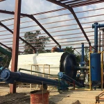 Hot air Q345R boiler steel tyre pyrolysis motorcycle tire retreading machine