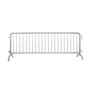 Hot-dipped galvanized crowd control barrier/traffic barrier/ metal barricade wholesale