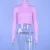 Import Hot Fashion Autumn Winter Women Crop Top High Collar Short Woman Turtleneck Tight Sweater from China