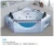 Import Hot sale acrylic massage bathtub_freestanding luxury bathroom bathtub_whirlpool bathtub price/bath tub from China