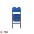 Import Hot Sale Blue Colorful Resin Metal Plastic Chair Folding Dining Chairs from China