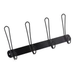 Hot sale customizable over the door hanger metal wall mount robe hook rail for bathroom kitchen coat towel hook