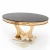 Import Hot Sale Elegant Wedding Furniture Stainless Steel HATHOR Wedding Oval Table from China