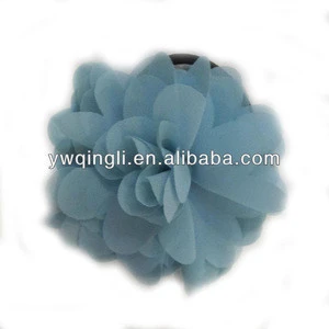 Hot Sale Gilrs Accessories Blue Flowers Hair Bands Baby Clips Headbands
