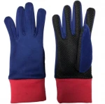 Hot Sale Polyester Anti-pilling Material Palm Silicon Printing Winter Sport Glove