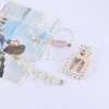Hot Sale Spot Geometric Crystal Pearl Hairpin Luxury Temperament Bowknot Girl Hairpin