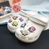 Hot Sell Custom Clog Cartoon 3D Anime Decorations Accessories PVC Designer poony Shoes Charms