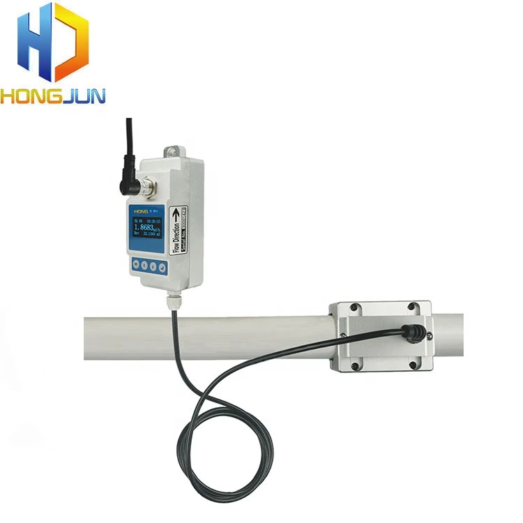 Hot sell External Card Digital water flow meter ultrasonic water flow meter