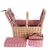 Import Hot Sell Family Factory With Liner Food Bag Spring Square Vintage Unique Large Size Luxurious Hamper Collapsible Picnic Basket from China