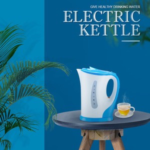 Hot Sell Kitchen Chrome Classic Clear Color Printing 1.7L Cordless Electric Kettle