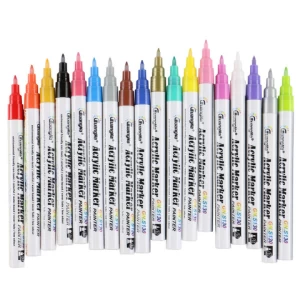 Hot Selling 36 Colors 0.7mm DIY Painting Marker Pen Water-based Acrylic Paint Marker Pen