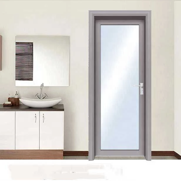 Hot selling  kitchen bathroom aluminum alloy frame casement door design with glass