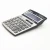 Import hot selling office dual power 12 digits gray desktop calculator from China