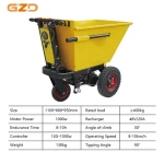 Hot Selling Push Tricycle Transfer Electric Hand Cargo Transport Trolley Dumper