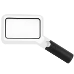 Hot Selling Soft Handheld Magnifier COB Double Lens Reading Magnifier With Light