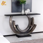 Hotel luxury modern classic wood console tables