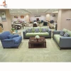 Hotel sofa with wooden frame fabric material set 2 seater