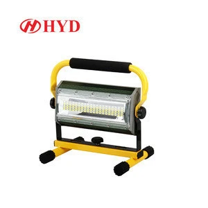 HYD80107 High powerful rechargeable cordless LED searchlight 80 + 20 SMD led light with stand led stand flood light