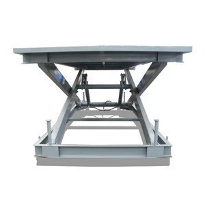 Hydraulic basement stationary scissor lift table