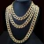 Import Iced Out Bling Diamond Gold Finish Miami Cuban Link Chain Necklace Men&#x27;s Hip hop Necklace Jewelry from China