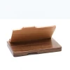 Import Wood Simple Card Holder For Desktop With High Quality And Good Factory Price