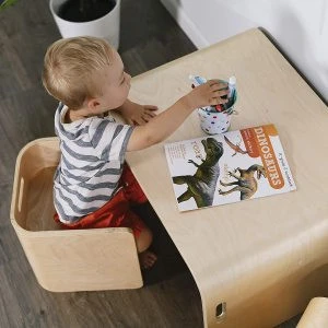 In stock popular indoor playing toddler kids study table kids table and chairs set for kids furniture set