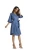Import In Stock  Summer Button Up Short Sleeve Women Denim Dress from China