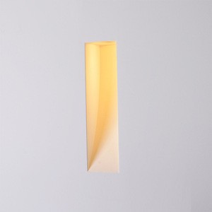 indoor simple design inadvisable wall recessed mounted gypsum lamp 1w led step stairs wall lights