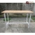 Import Indoor Solid Wood Restaurant Table Tops oka Dining Table Top Cafe Tables and Chairs from China