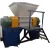 industrial aluminum can copper wire small pallet plastic heavy duty waste plastic double shaft shredder crate crushing machine