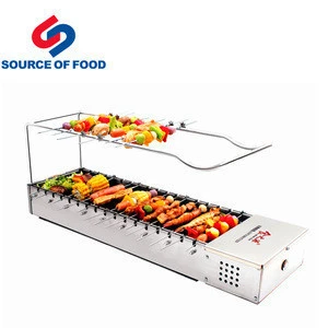 Industrial kebab greek charcoal rotisserie bbq grill for sale in malaysia