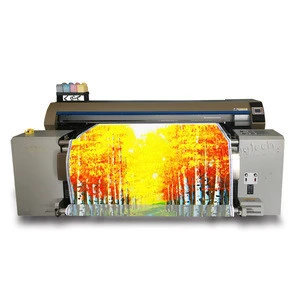Industrial Large format Belt digital fabric textile printing machine for cotton silk wool canvas fabric