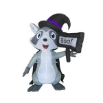 Inflatable Halloween Decoration Bat With Boo Inflatable Cat Yard Home Holiday Decor