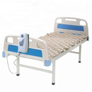 Inflatable medical anti-decubitus bedsore pressure air mattress for hospital bed with pump